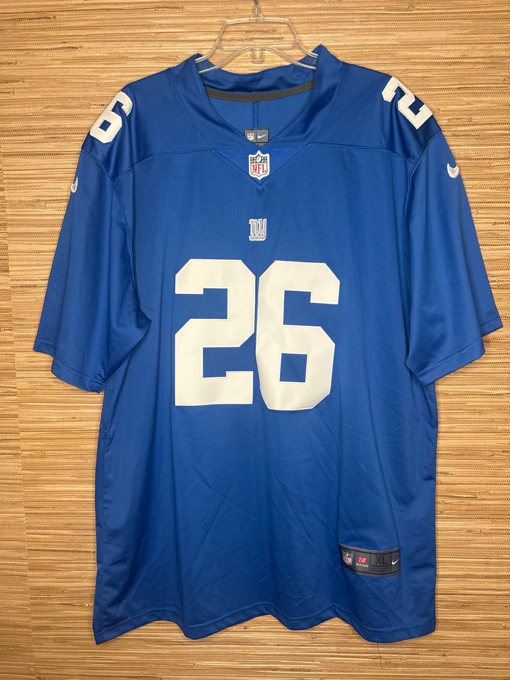 Nike New York Giants Saquon Barkley #26 Home Game NFL Jersey Sz XL